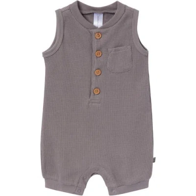Modern Moments™ By Gerber Babies'  Sleeveless Short Romper In Medium Grey