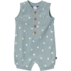 Modern Moments™ By Gerber Babies'  Sleeveless Short Romper In Medium Teal Starfish