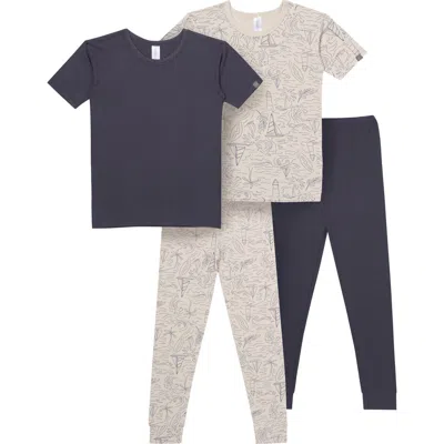 Modern Moments™ By Gerber Kids'  Snug Fitting Pajama Sets In Multi