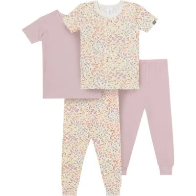 Modern Moments™ By Gerber Kids'  Snug Fitting Pajama Sets In Pink