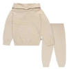 Modern Moments™ By Gerber Babies'  Sweater Knit Hoodie & Pant Set In Oatmeal Heather