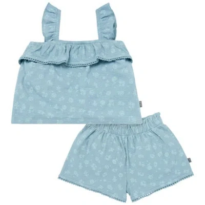Modern Moments™ By Gerber Babies'  Top And Shorts Set In Blue
