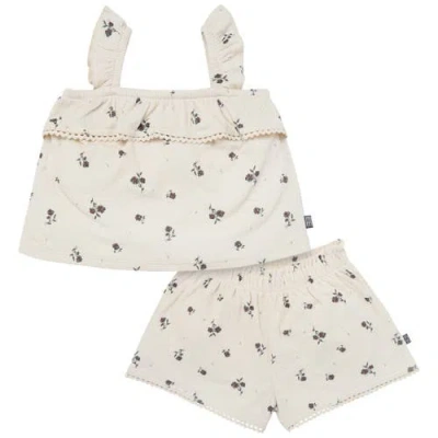Modern Moments™ By Gerber Babies'  Top And Shorts Set In White