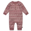 Modern Moments™ By Gerber Babies'  Waffle Knit Romper In Girl Fair Isle