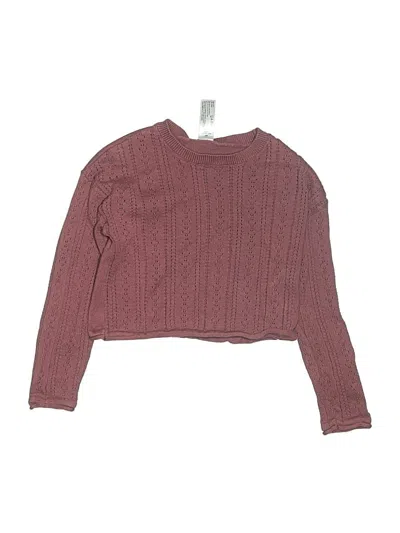 Pre-owned Modern Moments Kids' Pullover Sweater In Burgundy