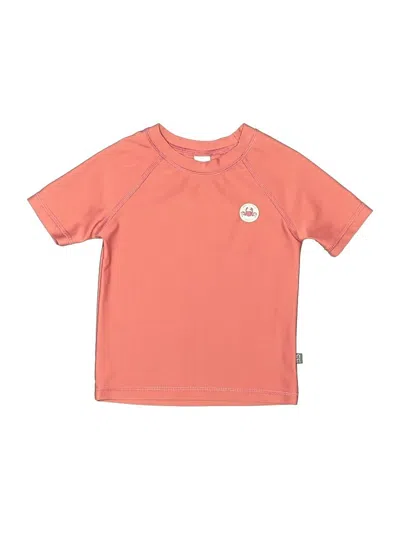 Pre-owned Modern Moments Kids' Rash Guard In Orange