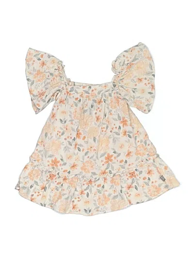 Pre-owned Modern Moments Babies' Short Sleeve Blouse In Tan