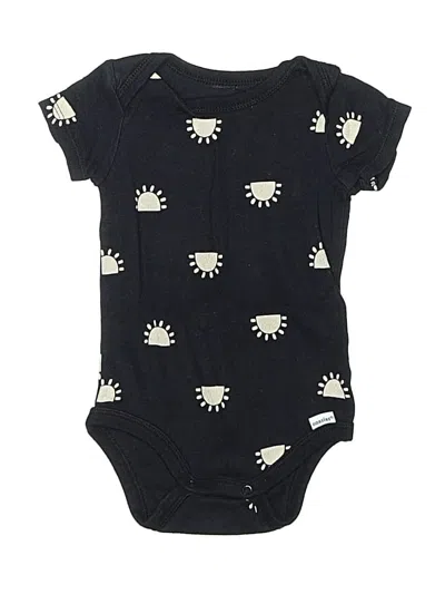 Pre-owned Modern Moments Babies' Short Sleeve Onesie In Black