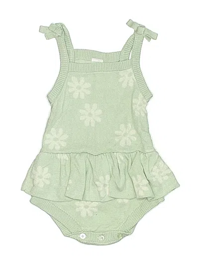 Pre-owned Modern Moments Babies' Short Sleeve Outfit In Green