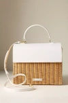 Modern Picnic Large Wicker Luncher In White