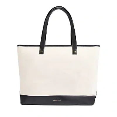 Modern Picnic The Canvas Insulated Tote In Neutral