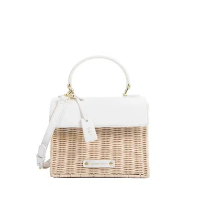 Modern Picnic The Mini Luncher In White Wicker
