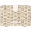 Modern Picnic The Snacker In White Wicker