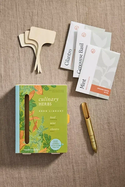 Modern Sprout Seed Library Set In Multi