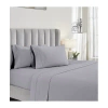 Modern Threads 200 Thread Count 100% Cotton Percale Sheet Set In Gray