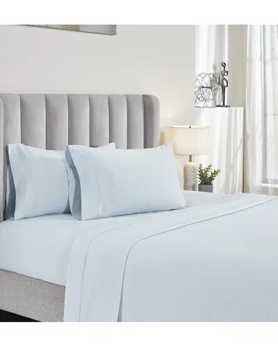 Modern Threads 200tc Organic Cotton 4pc Sheet Set In Blue