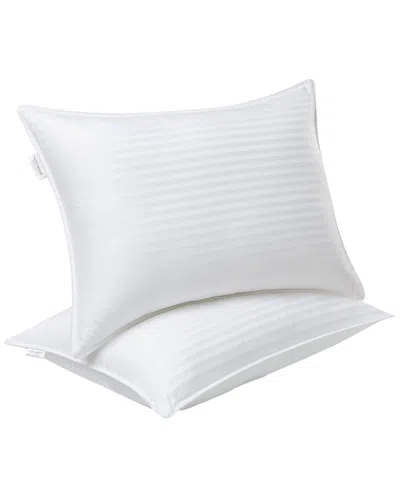 Modern Threads 250 Thread Count Hotel Collection 2-pack Down Alternative Gel-infused Cooling Pillows In White