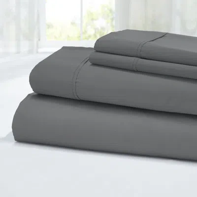 Modern Threads 400 Thread Count 100% Egyptian-quality Cotton Sheet Set, Ultra Soft, Breathable, Durable In Gray
