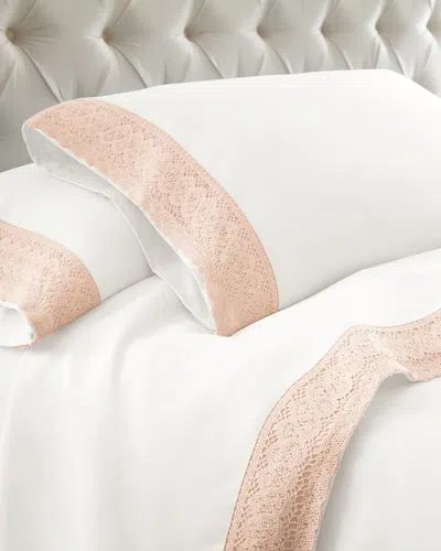 MODERN THREADS MODERN THREADS 4PC CROCHET LACE MICROFIBER SHEET SET