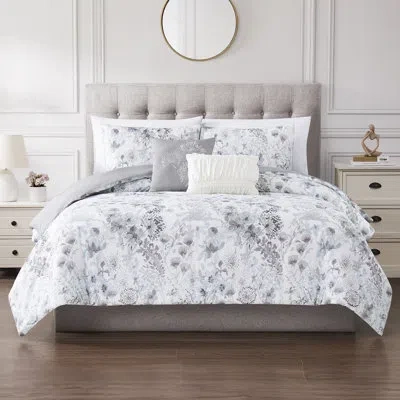 Modern Threads 5-piece Printed Giverny Comforter Set