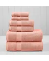 Modern Threads 6pc Rayon & Cotton-blend Ultra Soft & Absorbent Towel Set