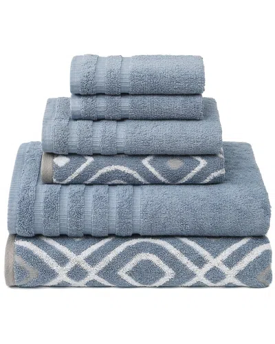 Modern Threads 6pc Oxford Yarn Dyed Towel Set