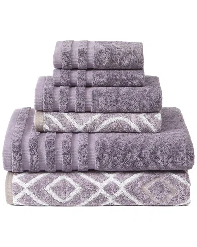 Modern Threads 6pc Oxford Yarn Dyed Towel Set
