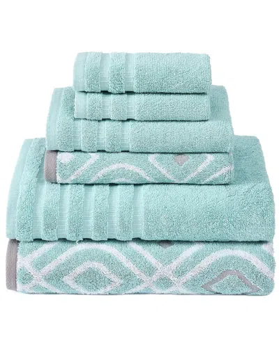 Modern Threads 6pc Oxford Yarn Dyed Towel Set