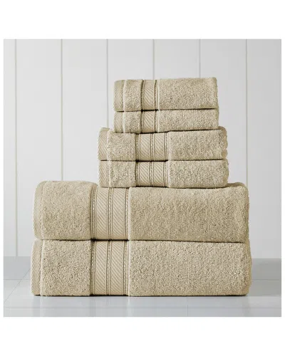 Modern Threads 6pc Spunloft Towel Set In Neutral