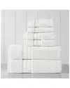Modern Threads Spunloft 6-piece Towel Set In White