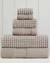 Modern Threads 6pc Yarn-dyed Cobblestone Jacquard Towel Set