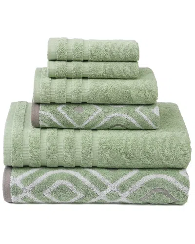Modern Threads 6pc Yarn Dyed Oxford Towel Set
