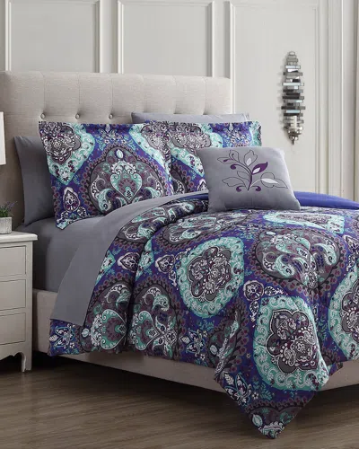 Modern Threads 8pc Printed Reversible Complete Bed Set