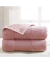 Modern Threads Air Cloud 2-pack Oversized Bath Sheet In Pink
