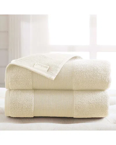 Modern Threads Air Cloud Oversized Bath Sheets In White