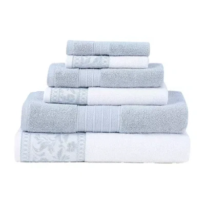 Modern Threads Allie 6-pc. Quick Dry Bath Towel Set In Blue