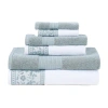 Modern Threads Allie 6-pc. Quick Dry Bath Towel Set In Green