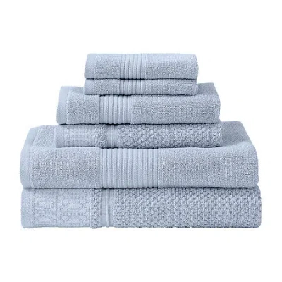 Modern Threads Astra 6-pc. Quick Dry Bath Towel Set In Blue