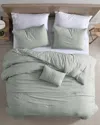 Modern Threads 4pc Garment-washed Comforter Set In Green