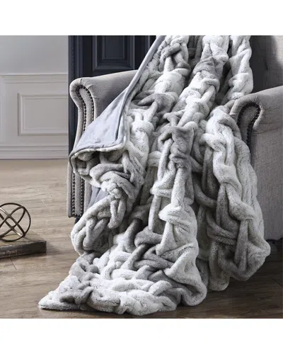 MODERN THREADS MODERN THREADS BRAIDED REVERSIBLE THROW