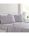 Modern Threads Cara Printed 4pc Sheet Set