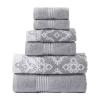Modern Threads Charlize 6-pc. Bath Towel Set In Gray