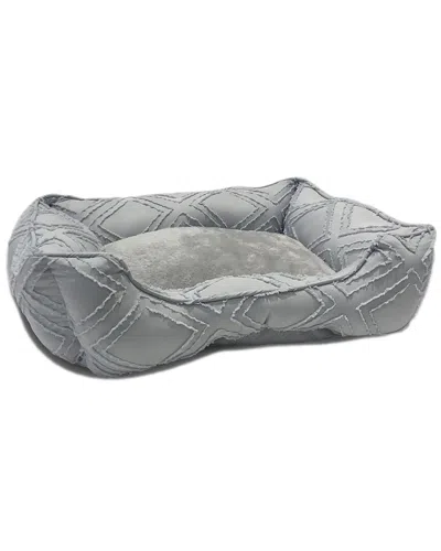 Modern Threads Clipped Jacquard Cuddler In Grey
