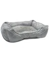 Modern Threads Clipped Jacquard Cuddler In Grey
