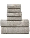 Modern Threads Embellished Border Damask Jacquard Towel 6-piece Set