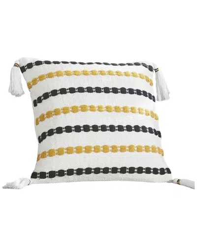 Modern Threads Cotton Decorative Pillow Cover In Black