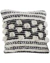Modern Threads Cotton Decorative Pillow Cover In Black