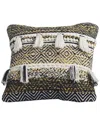 Modern Threads Cotton Decorative Pillow Cover In Brown