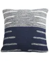 Modern Threads Cotton Decorative Pillow Cover In Navy