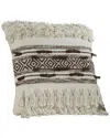 Modern Threads Cotton Decorative Pillow Cover In White